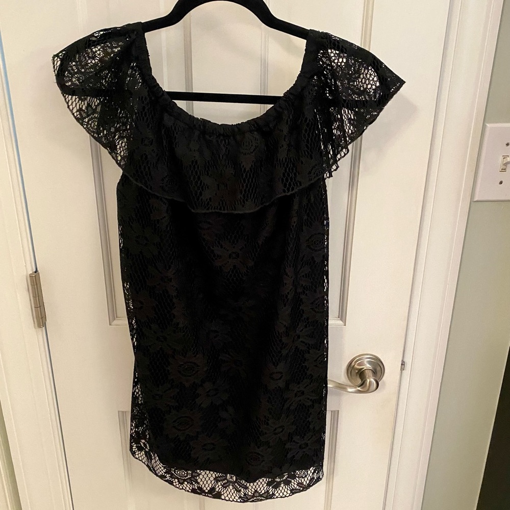 Lace Black Top